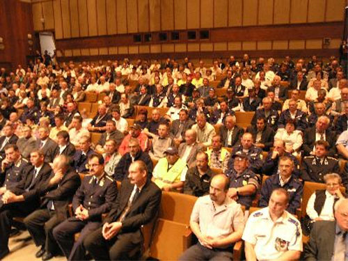 Veszprém Megyei Polgárőrségek Szövetsége közgyűlésének résztvevői 