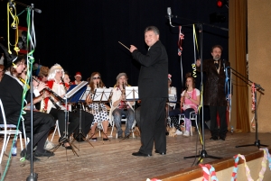 Nagy sikert aratott a sümegi fúvósok farsangi koncertje