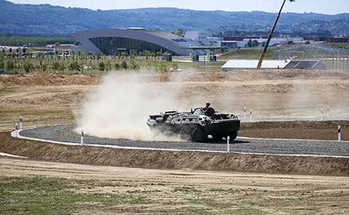 Átadták a ZalaZone ipari parkban a Rheinmetall Hungary Zrt tesztpályának első ütemét