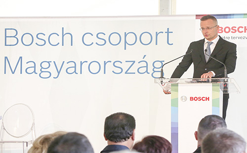 Zalaegerszegen kétszáz új munkahelyet teremt a Bosch